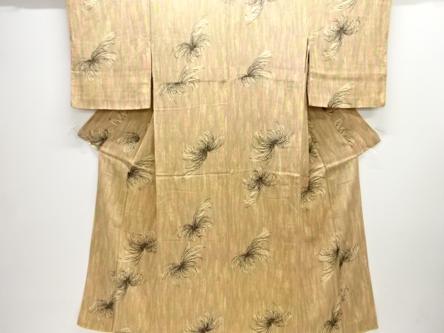 大正ロマン　糸菊模様着物